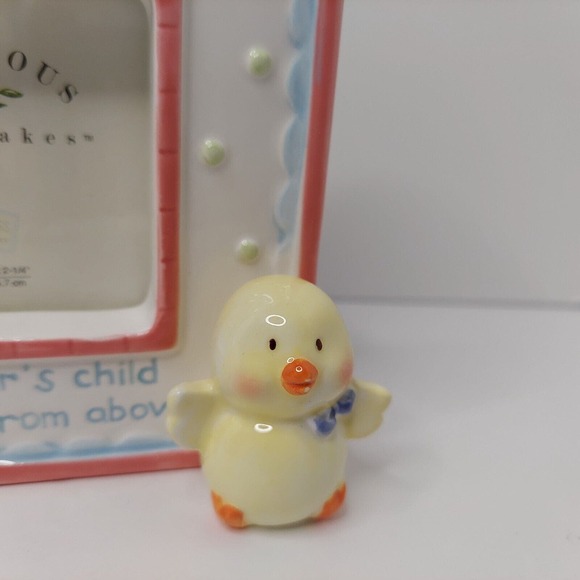 Russ Berrie Baby Month of December Picture Frame Duck Chicken Photo Keepsake - Picture 3 of 10